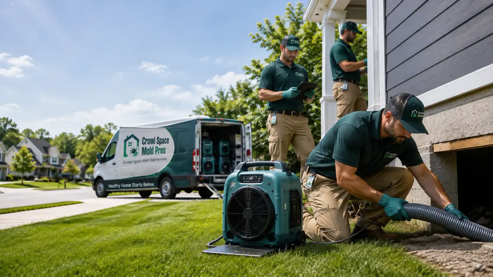 Crawl Space Mold Removal in Medford, OK